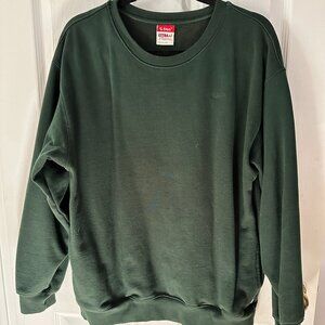 Aritzia TNA ExtraAF Fleece Forest Green Sweatshirt Size 1